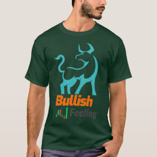 Camiseta Bullish Sensando mercado de valoresInvertir