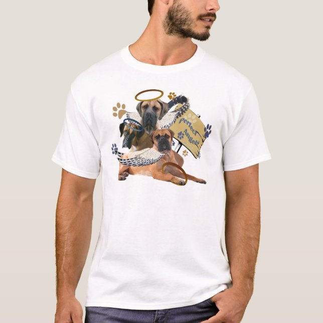 Camiseta Bullmastiff Ángel perfecto (Anverso)