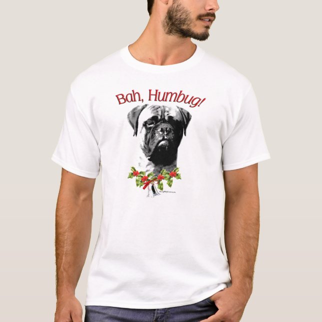 Camiseta Bullmastiff Bah Humbug (Anverso)