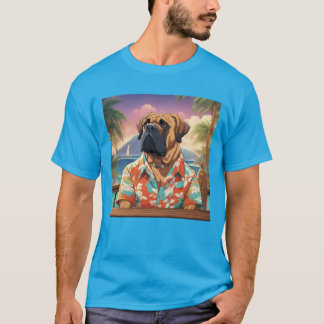 Camiseta Bullmastiff Camisas Tee de Hawái