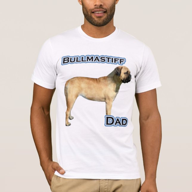 Camiseta Bullmastiff Dad 4 (Anverso)