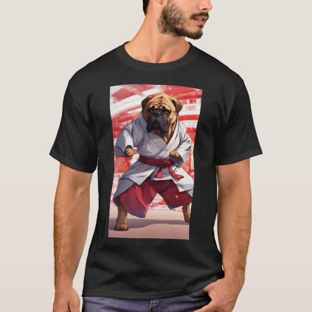 Camiseta Bullmastiff Karate (Anverso)