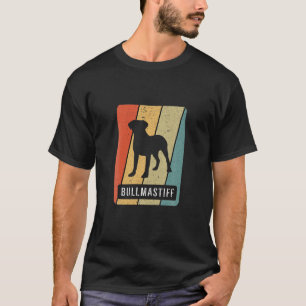 Camiseta Bullmastiff Perros de la Vintage Paw Bullmastiff A