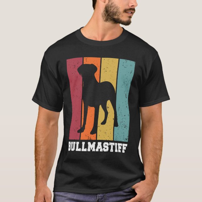 Camiseta Bullmastiff Vintage  2 (Anverso)