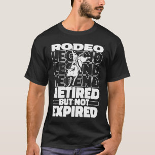 Camiseta Bullrider Retirado Montando Toro Rodeo