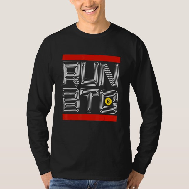 Camiseta Bullrun Btc Bitcoin Crypto Token Rich Blockchain M (Anverso)