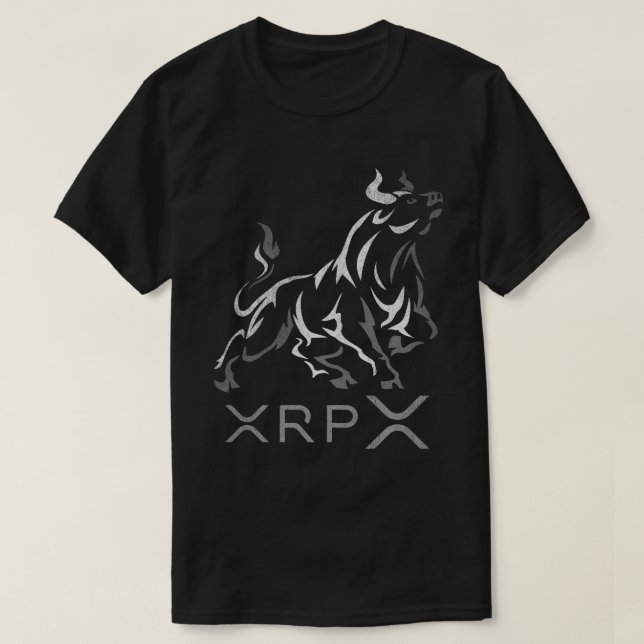 Camiseta bullrun Ripple XRP Crypto Coin HODL (Diseño del anverso)