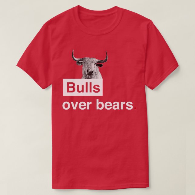 Camiseta Bulls sobre osos Wall Street Black