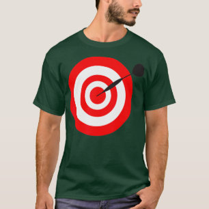 Camiseta Bullseye Darts Board Red