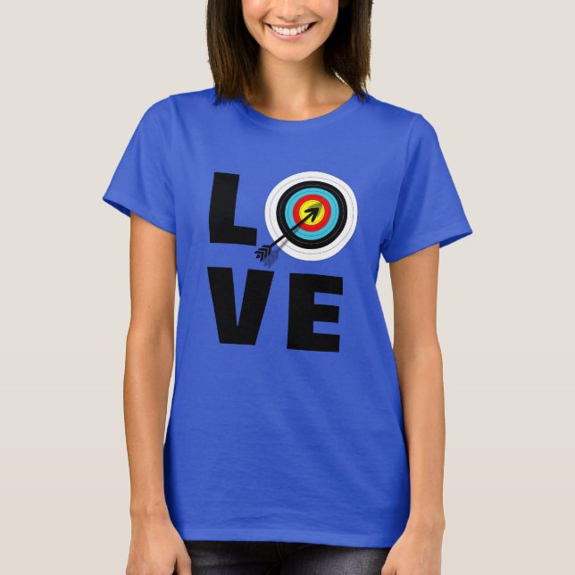 Camiseta Bullseye de tiro con arco (Anverso)