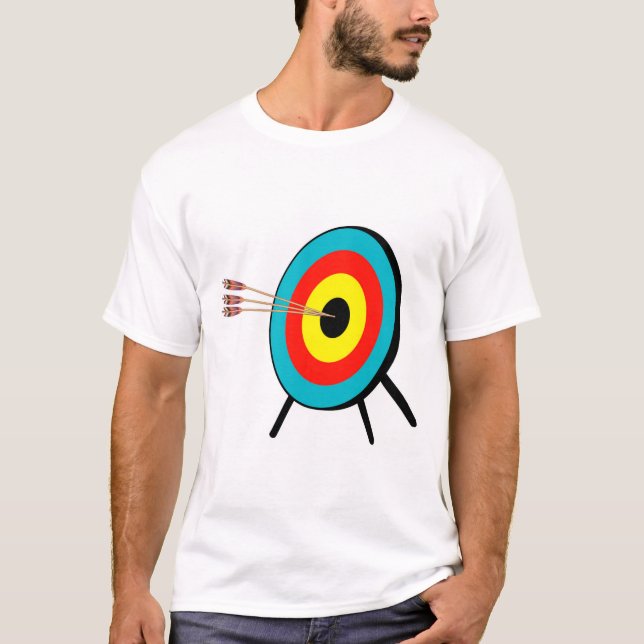 Camiseta Bullseye de tres flechas (Anverso)