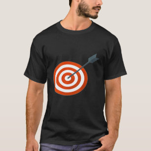 Camiseta Bullseye objetivo de flecha de tiro con arco