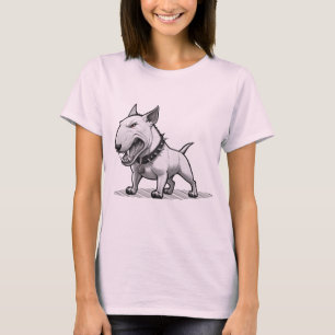 Camiseta Bullterrier enojado