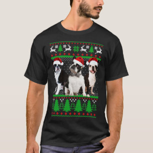 Camiseta Bully Dog Navidades Santa Hat