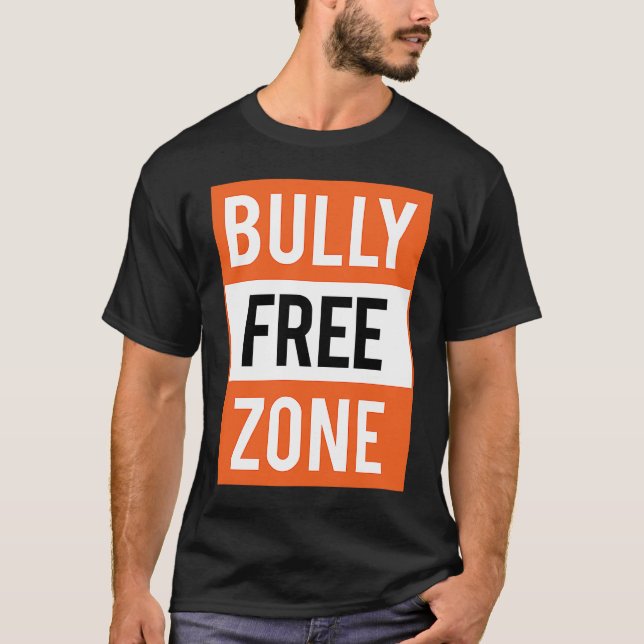 Camiseta Bully Free Zone Anti Bullying Stop Awareness Kindn (Anverso)