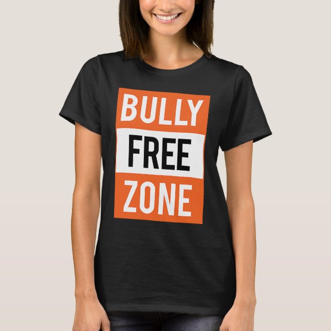 Camiseta Bully Free Zone Anti Bullying Stop Awareness Kindn (Anverso)