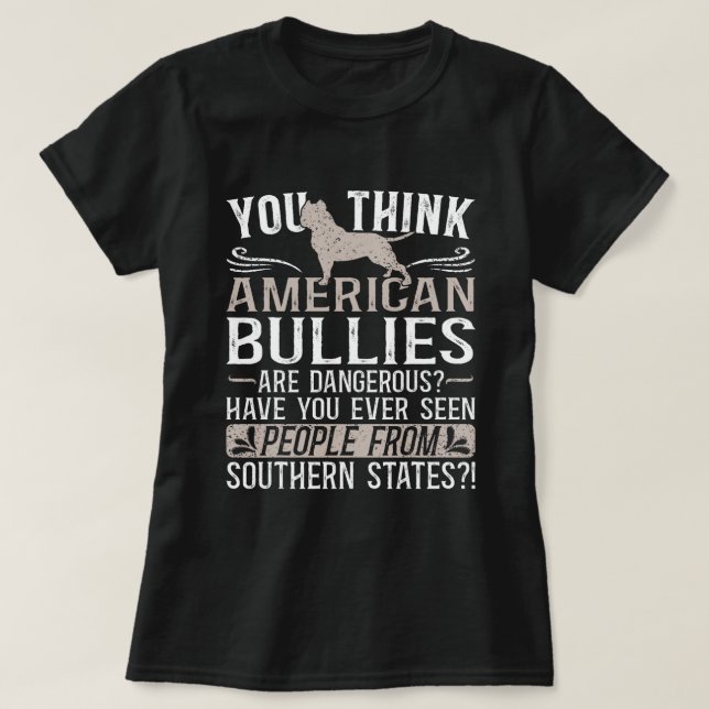 Camiseta Bully XL Pitbull Friendly Dog Estados Unidos Fan A (Diseño del anverso)
