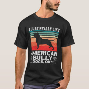 Camiseta Bully XL Pitbull Me Gusta Mucho Los Perros Vale Am