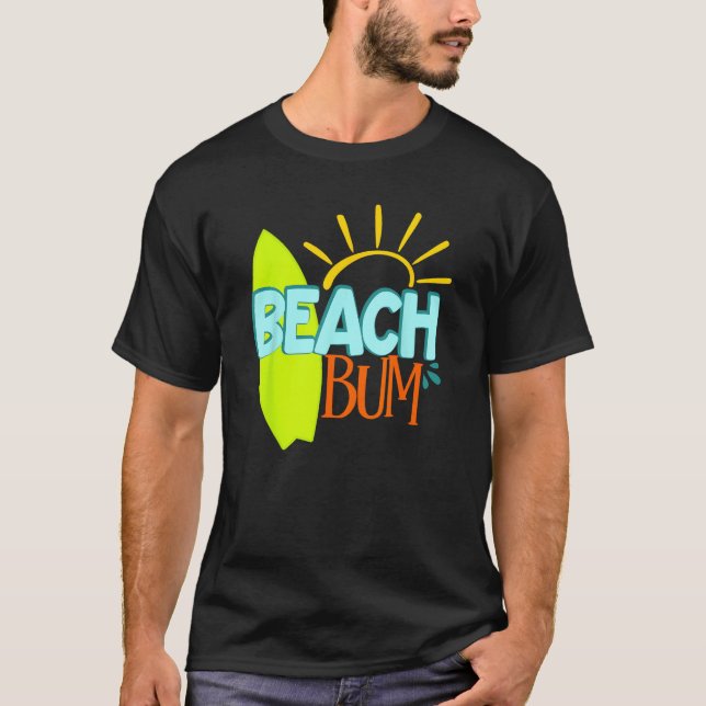 Camiseta Bum Of The Beach Surfer Beach Sea Surfing Summerti (Anverso)