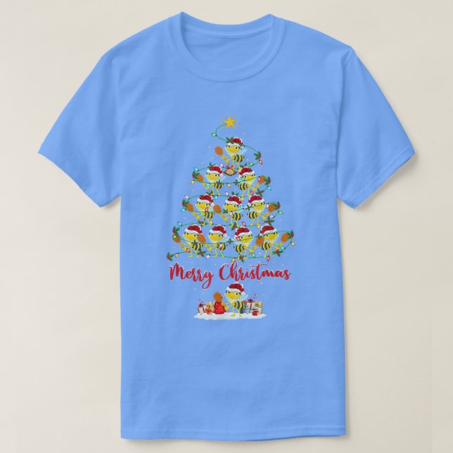 Camiseta Bumble Bee Lover Matching Santa Bumble Bee Christm (Diseño del anverso)
