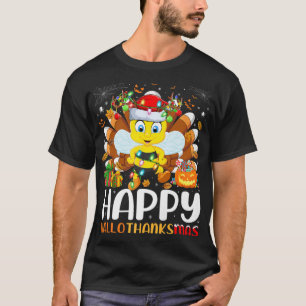 Camiseta Bumble Bee Lover Navidades de Halloween Feliz Hall