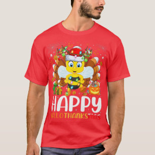 Camiseta Bumble Bee Lover Navidades de Halloween Feliz Hall