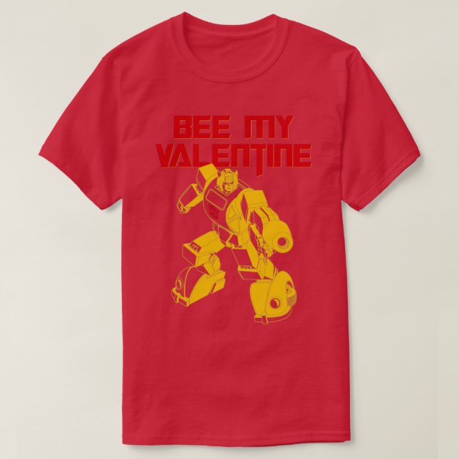 CAMISETA BUMBLEBEE MI VALENTINA (Diseño del anverso)
