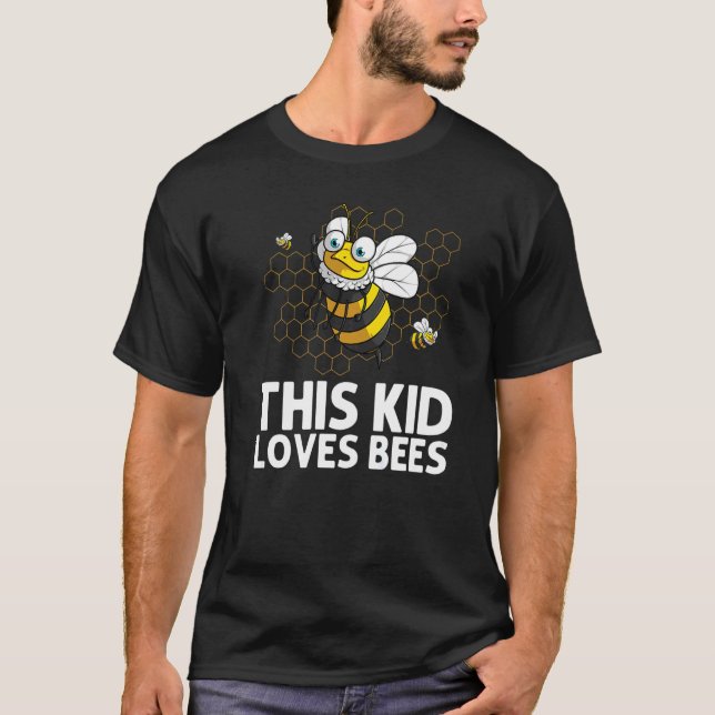 Camiseta Bumblebee Para Niños Chicas Apiarista Bee (Anverso)