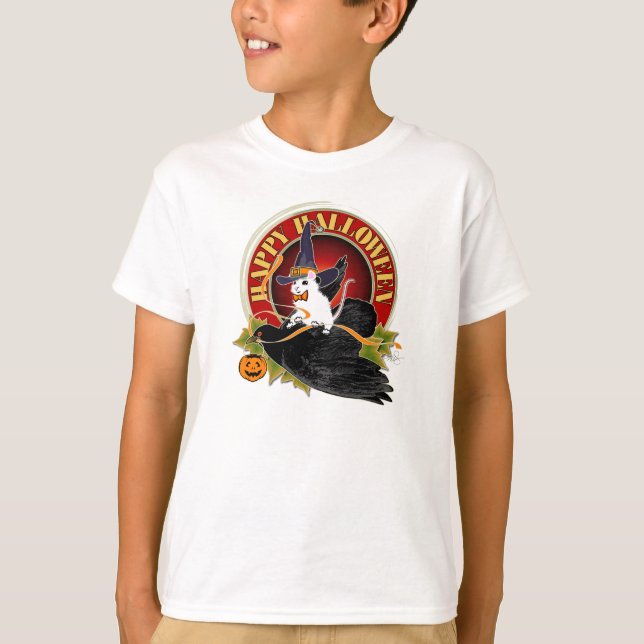 Camiseta Bump In The Night White Mouse Halloween (Anverso)