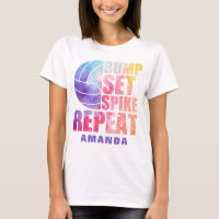Bump, Set, Spike, Repetir al jugador de voleibol