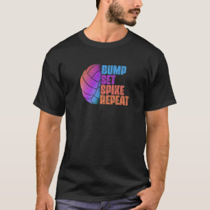 Camiseta Bump Set Spike Repetir juego deportivo Voleibol pl