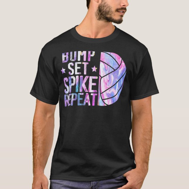 Camiseta Bump Set Spike Repetir Voleibol Atleta Sp (Anverso)
