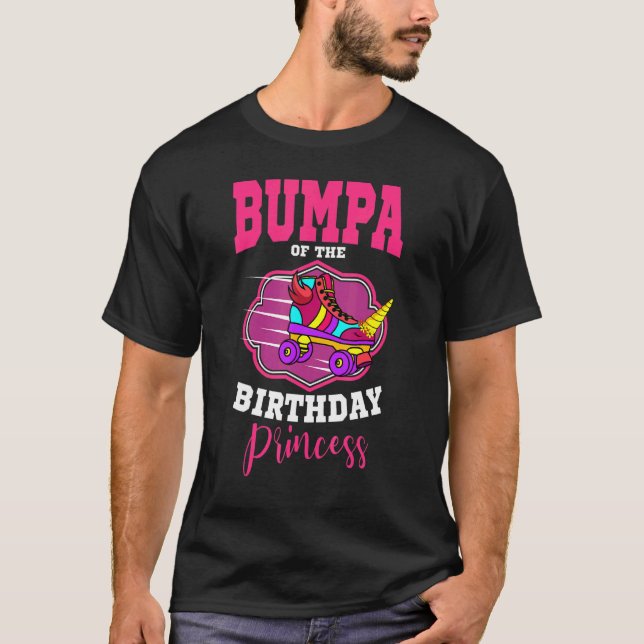 Camiseta Bumpa De La Princesa Nacida Patinando Skati (Anverso)