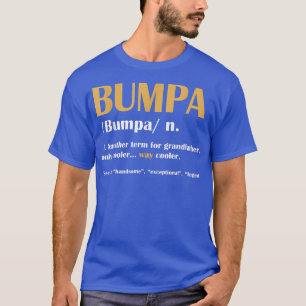 Camiseta Bumpa Definición Noun Día del Padre Gracioso Abuel