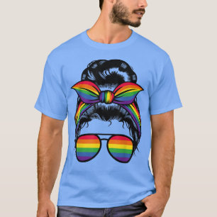 Camiseta Bun arco iris transgénero LGBTQ+ Igualdad de amor