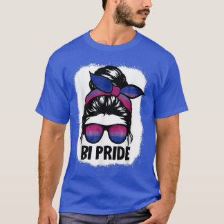 Camiseta Bun bisexual confuso LGBT-Q Guay sutil Bi Pride Fl
