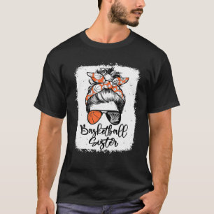 Camiseta Bun Bleach, hermana del baloncesto Vintage Leopard