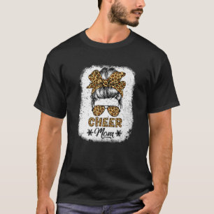 Camiseta Bun Cheer Mamá Divertido Leopard Bandana Mot