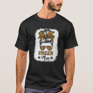 Camiseta Bun Cheer Mamá Divertido Leopard Bandana Mot