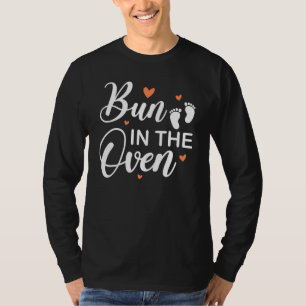 Camiseta Bun En El Bebé Horno En Curso Mujeres Embarazadas