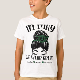 Camiseta Bun En Mayo Usamos Conciencia Verde Sobre La Salud