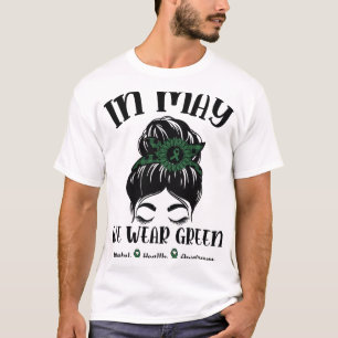 Camiseta Bun En Mayo Usamos Conciencia Verde Sobre La Salud