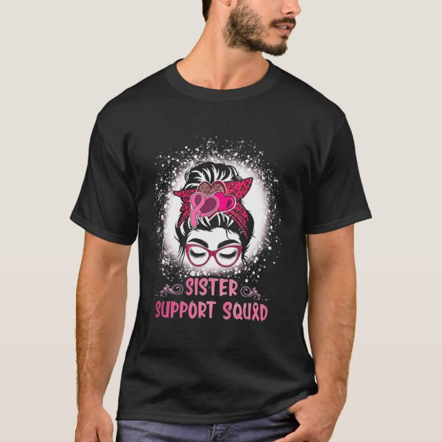 Camiseta Bun Gl Hermana Apoyo Escuadrón Cáncer de Mama (Anverso)