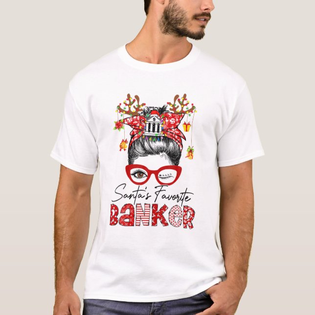Camiseta Bun Hair Christmas Tree (Anverso)