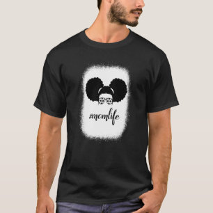 Camiseta Bun Hair Moth de Bleached Mom Life Soccer Sport