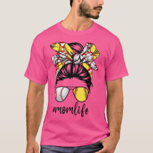 Camiseta Bun Mo de Cute Mom Women Life Baseball