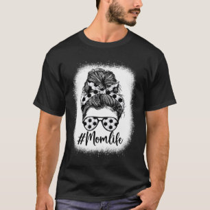 Camiseta Bun Mom Life Soccer y su madre enmascarada Da