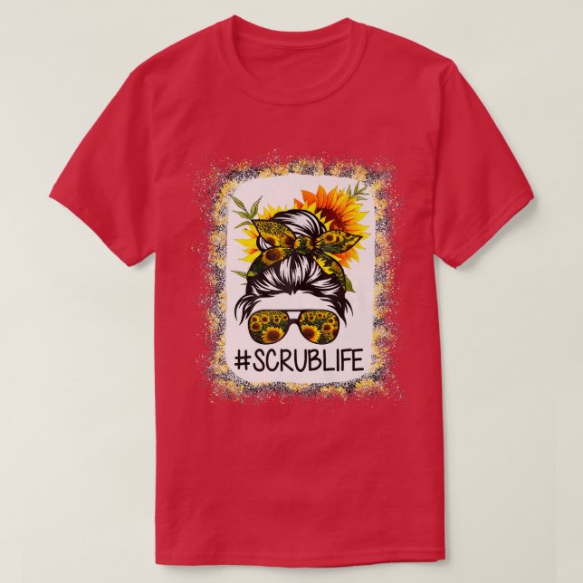 Camiseta Bun ScrubLif y la vida crujiente del girasol (Diseño del anverso)