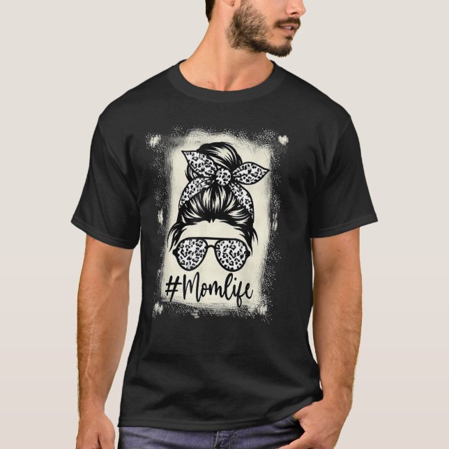 Camiseta Bun Sunglass Leopar (Anverso)