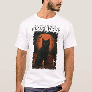 Camiseta Bunch of Hocus Pocus Black Cat Halloween